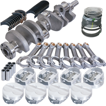 compare product Eagle Ford 289/302 3.250in Crank 5.400in I-Beam Rod -11cc Flat Top 4.030in Pistons Rotating Assembly
