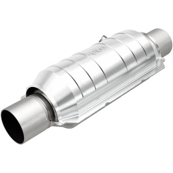 compare product MagnaFlow Universal Catalytic Converter 2.25 HM Angled O2