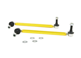compare product Whiteline 18-19 Kia Stinger Front Sway Bar Link Assembly Heavy Duty Adjustable Steel Ball