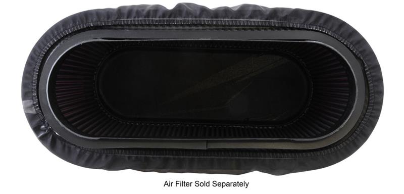 K&N Air Filter Wrap - Black - 4.313in Base ID x 4.75in Top ID x 6.75in H - My Store
