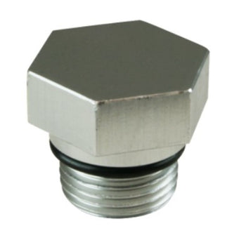 compare product Moroso Drain Plug w/O-Ring -8An 3/4in-16 - Hex Head - Single