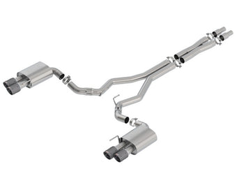 compare product Borla 2018 Ford Mustang GT 5.0L AT/MT (w/o Valves) ATAK 3in Cat-Back Exhaust w/Carbon Fiber Tips