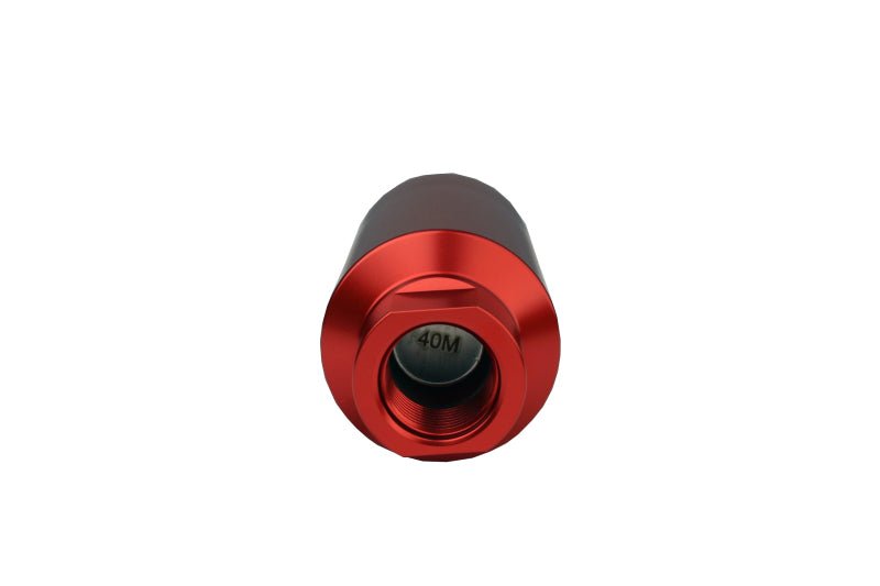 Aeromotive In - Line Filter - AN - 10 size - 40 Micron SS Element - Red Anodize Finish - My Store