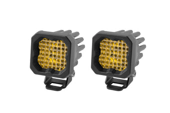 compare product Diode Dynamics Stage Series C1 LED Pod Pro - Yellow Wide Standard ABL (Pair)