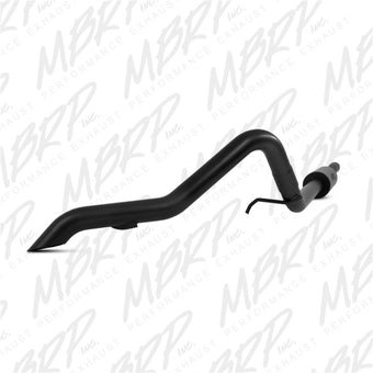 compare product MBRP 12 Jeep Wrangler/Rubicon 3.6L V6 Cat Back Single Rear Exit Off-Road Black Exhaust