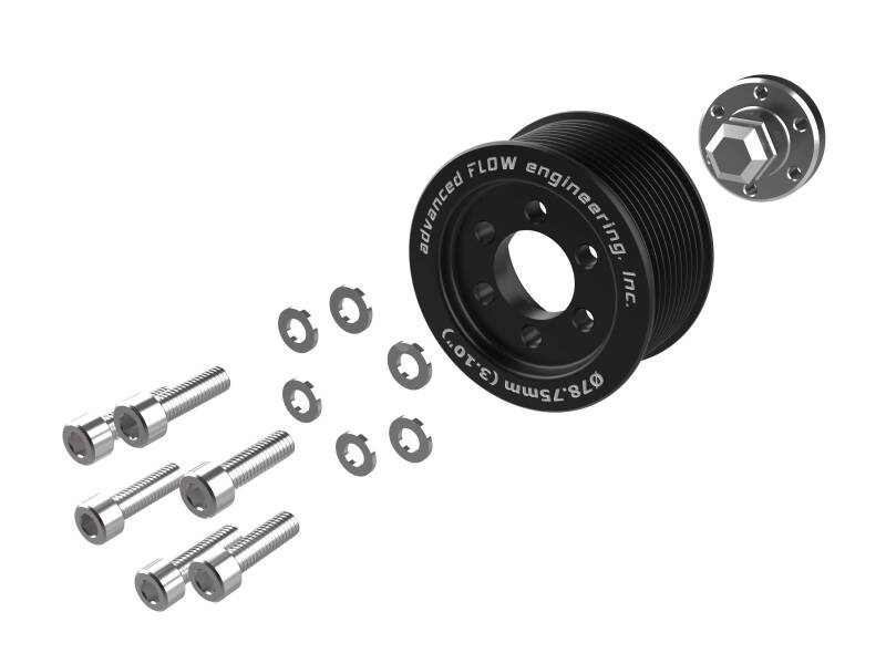 aFe 15 - 23 Dodge Challenger / 15 - 23 Dodge Charger SRT Hellcat 3.10in Supercharger Power Pulley Kit - My Store