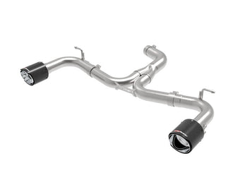 compare product aFe 18-20 VW GTI (MK7.5) 2.0L MACH Force-Xp 3in to 2.5in 304 SS Axle-Back Exhaust System- Carb. Tips