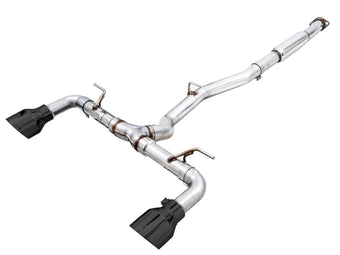 compare product AWE Tuning Subaru BRZ / Toyota GR86 / Toyota 86 Track Edition Cat-Back Exhaust- Diamond Black Tips