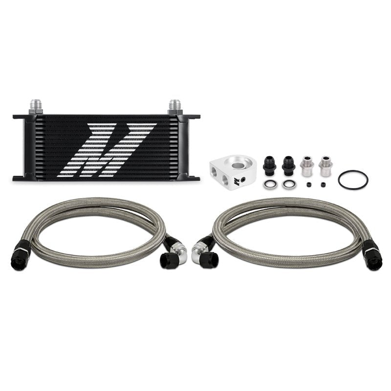 Mishimoto Universal Oil Cooler Kit 16 - Row Black - My Store