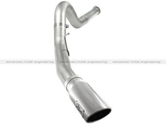 compare product aFe Atlas 5in DPF-Back Aluminized Steel Exh Sys, Ford Diesel Trucks 11-14 v8-6.7L (td) Polished tip