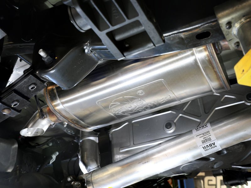 aFe 23 - 25 GM Colorado/Canyon L4 - 2.7L (t) ROCK BASHER 3 IN 409 Stainless Steel Cat - Back Exhaust - My Store