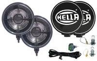 Hella 500 Series 12V Black Magic Halogen Driving Lamp Kit - My Store