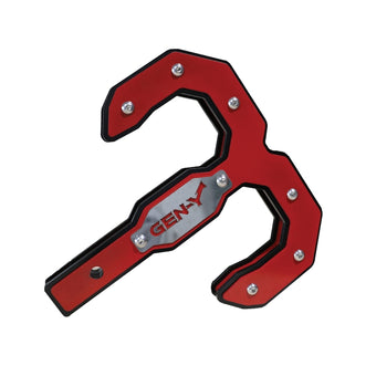 compare product Gen-Y Hulk 2.0 16K Tow Hook 2in Shank - Black/Red