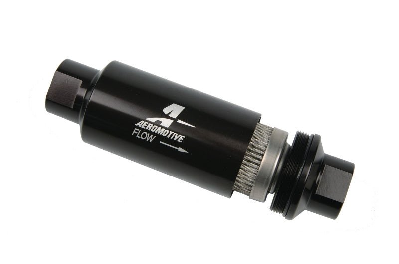 Aeromotive In - Line Filter - AN - 10 - Black - 100 Micron - My Store