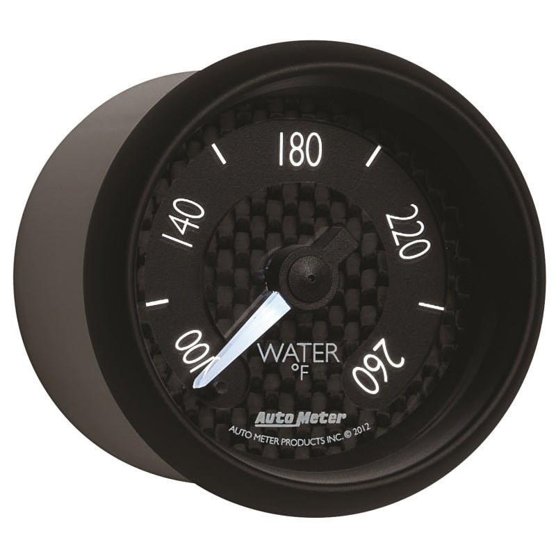 Autometer GT Series 52mm Full Sweep Electronic 100 - 260 Deg F Water Temperature Gauge - My Store