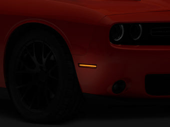 compare product Raxiom 15-22 Challenger Excluding Widebody Axial Series LED Side Marker Lights (Smoked)