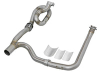 aFe POWER Twisted Steel Y - Pipe w/ Loop Relocation Pipe 12 - 18 Jeep Wrangler (JK) V6 3.6L - My Store