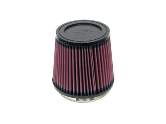 compare product K&N Filter Universal Rubber Filter 3.75in Flange ID / 5.375in Base OD / 4.375in Top OD / 5in Height