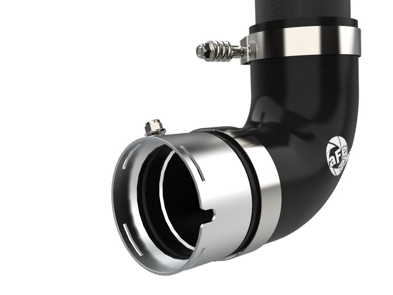 aFe 21 - 23 Ford Bronco V6 - 2.7Ltt BladeRunner Alum Hot & Cold Charge Pipe Kit - Black - My Store
