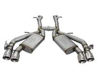 aFe MACHForce XP 3in 304 SS Axle - Back Dual Exhaust (NPP) w/ Polished Tips 16 - 17 Camaro SS V8 - 6.2L - My Store