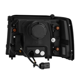 compare product AlphaRex Projector Headlights, Chrome w/ Activation Light, Sequential Signal