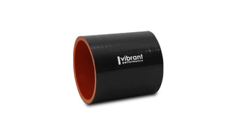 compare product Vibrant 4.25in I.D. x 3in Long Gloss Black Silicone Hose Coupling