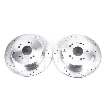 compare product Power Stop 07-18 Acura RDX Rear Evolution Drilled & Slotted Rotors - Pair