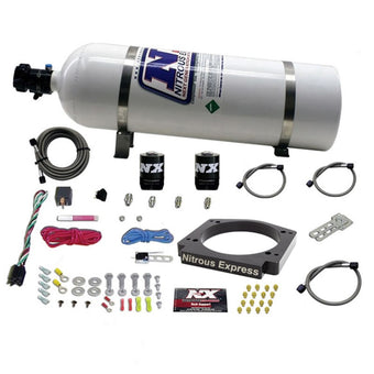 compare product Nitrous Express GM LS 112mm Adapter Plate Kit (100-400HP) w/ 15LB Bottle