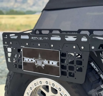 compare product Rock Slide Engineering EZ Rack Accessory Tray License Plate Panel