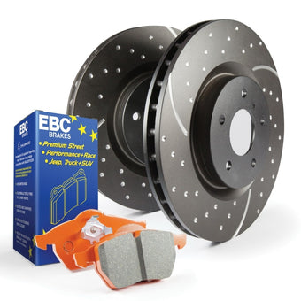 compare product EBC S8 Kits Orangestuff Pads and GD Rotors