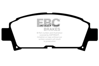 compare product EBC 93-95 Toyota MR2 2.0 Turbo Greenstuff Front Brake Pads