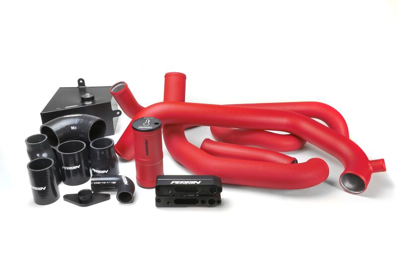 PERRIN 15 - 21 Subaru STI Front Mount Intercooler Boost Tube Kit - Red - My Store