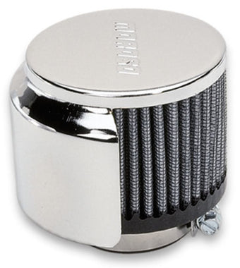 compare product Moroso Filtered Valve Cover Breather - Clamp-On - Half Hood - 1.5in ID