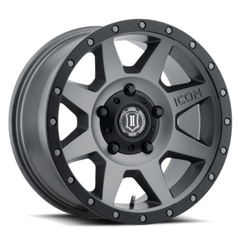 compare product ICON Rebound 18x9 5x150 25mm Offset 6in BS 110.1mm Bore Titanium Wheel