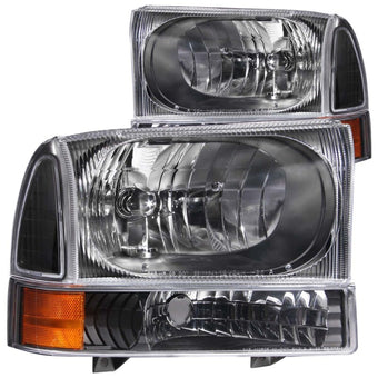 compare product ANZO 2000-2004 Ford Excursion Crystal Headlights Black