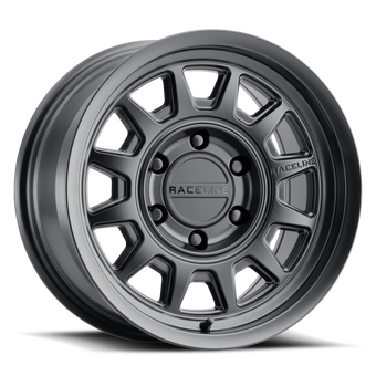 compare product Raceline 952B Aero 17x8.5in / 6x139.7 BP / 0mm Offset / 106.1mm Bore - Satin Black Wheel