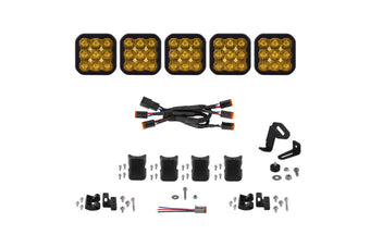 compare product Diode Dynamics SS5 Pro Universal CrossLink 5-Pod Lightbar - Yellow Driving