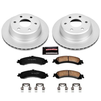 compare product Power Stop 02-06 Cadillac Escalade Rear Z17 Evolution Geomet Coated Brake Kit