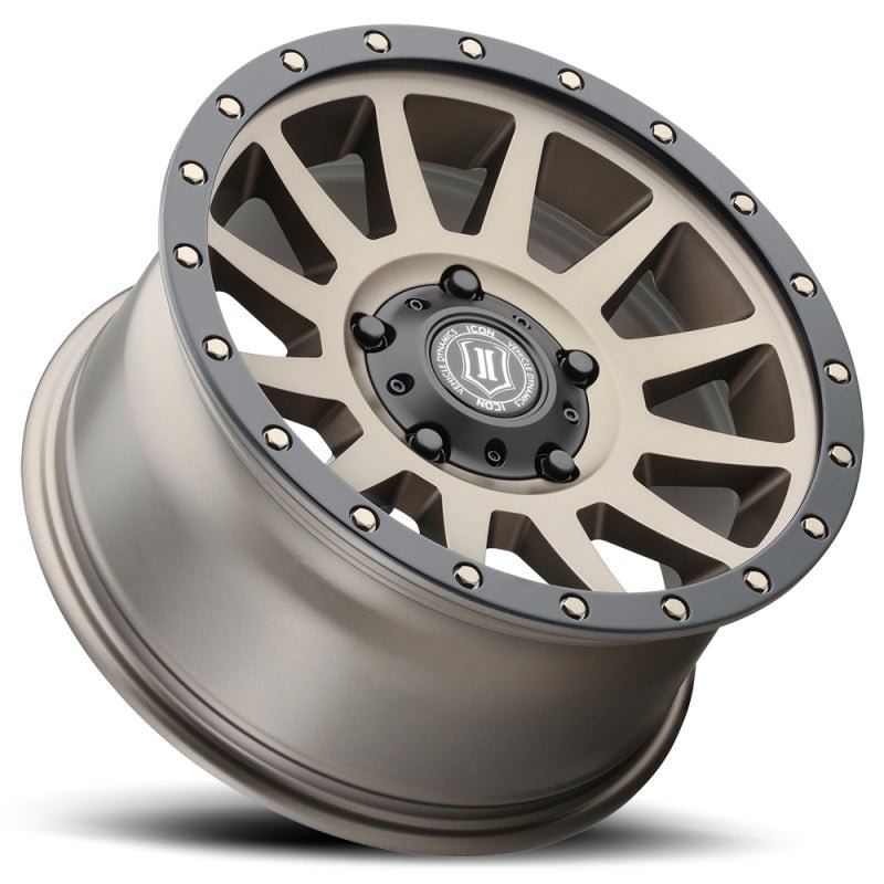 ICON Compression 17x8.5 5x150 25mm Offset 5.75in BS 110.1mm Bore Bronze Wheel - My Store