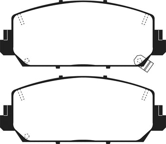 compare product EBC 16+ Acura ILX 2.4 Yellowstuff Front Brake Pads