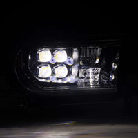 AlphaRex 07 - 13 Toyota Tundra NOVA LED Proj Headlights Alpha - Black w/Activ Light/Seq Signal/DRL - My Store