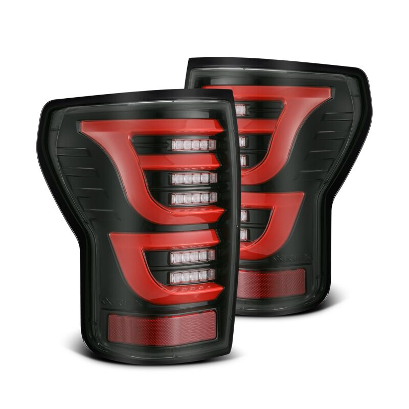 AlphaRex 07 - 13 Toyota Tundra LUXX - Series LED Tail Lights Black - Red - My Store