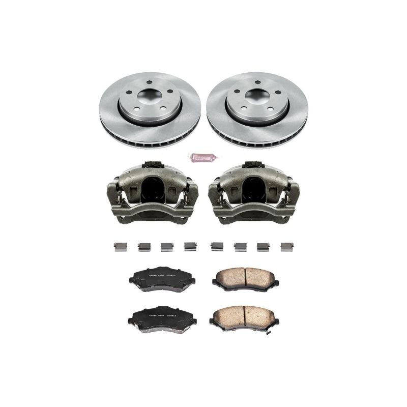 Power Stop 07 - 17 Jeep Wrangler Front Autospecialty Brake Kit w/Calipers - My Store