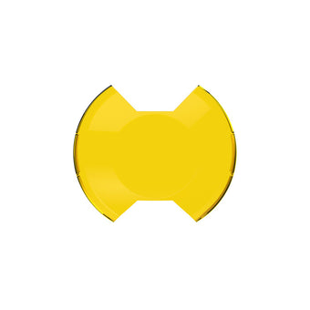 compare product KC HiLiTES SlimLite 8in. LED Light Shield SAE Driving (Shield Only) - Selective Yellow
