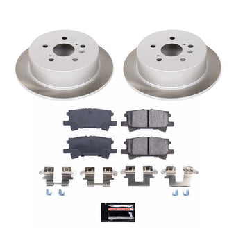 compare product Power Stop 04-07 Toyota Highlander Rear Semi-Coated Rotor Kit