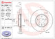 Brembo OE 14 - 15 Chevrolet Cruze/19 - 22 Equinox/Malibu/21 - 24 Trailblazer UV Coated Brake Disc - Front - My Store