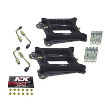compare product Nitrous Express Dual 4150 Stage Six Nitrous Plate Conversion