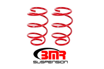 compare product BMR 15-17 S550 Mustang Front Performance Version Lowering Springs - Red