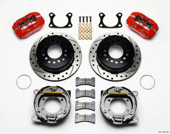 compare product Wilwood Dynapro Low-Profile 11.00in P-Brake Kit Drill-Red Big Ford 2.36in Offset