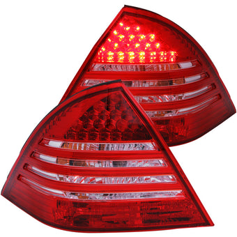 compare product ANZO 2001-2004 Mercedes Benz C Class W203 Taillights Red/Smoke